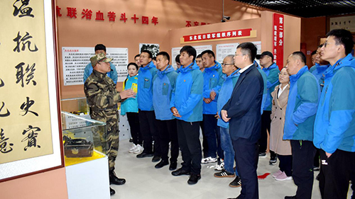 公司北景區(qū)運營黨支部“奮斗百年路 啟航新征程--學黨史、悟思想、辦實事、開新局”寒蔥嶺密營遺址愛國主義教育實地考察主題黨日活動